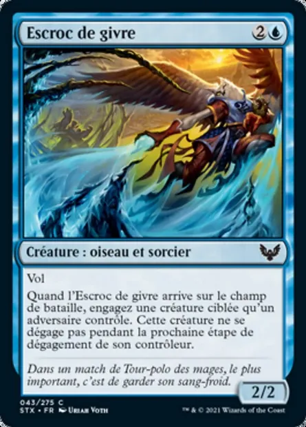Escroc de givre, carte Magic STX 43 — extension Strixhaven: l'Académie des Mages