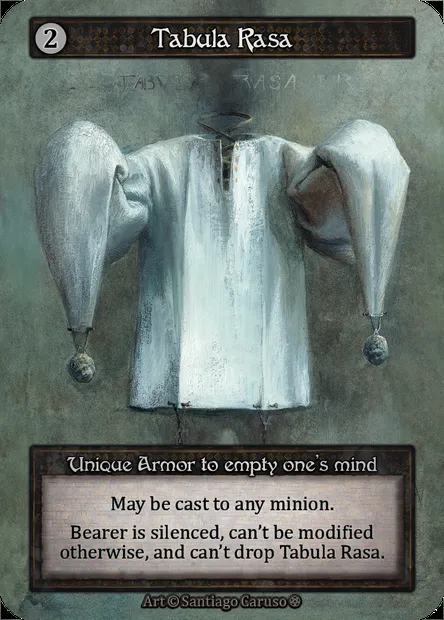Tabula Rasa, carte Sorcery GOT 346 — extension Gothic