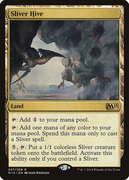 Sliver Hive, Magic card M15 247 — Magic 2015 set