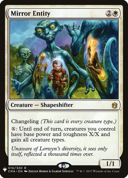 Entité miroir, carte Magic PLST CMA-16 — extension The List