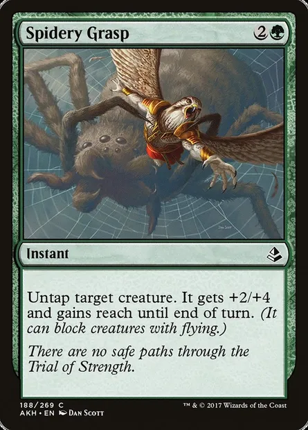 Spidery Grasp, Magic card AKH 188 — Amonkhet set