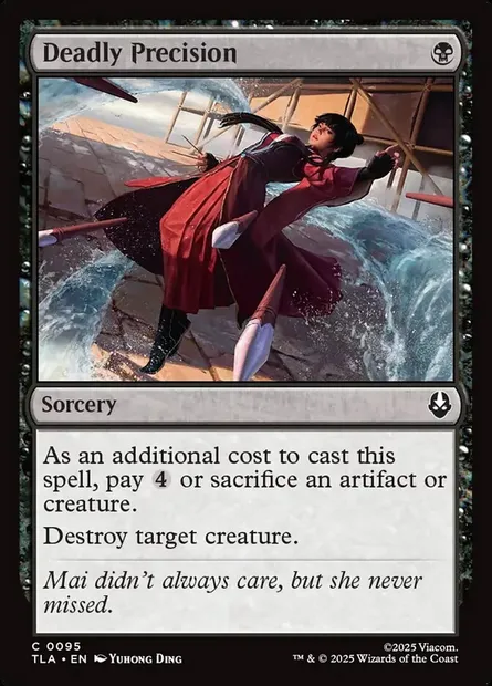 Deadly Precision, Magic card TLA 95 — Avatar: The Last Airbender set