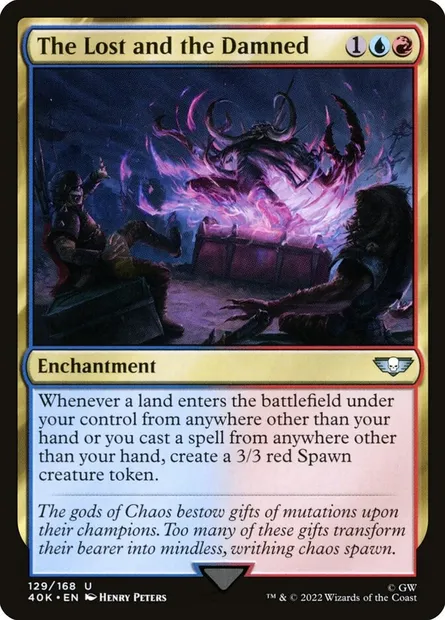 The Lost and the Damned, Magic card 40K 129 — Warhammer 40,000 Commander set
