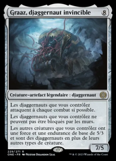 Graaz, djaggernaut invincible, carte Magic ONE 229 — extension Tous Phyrexians