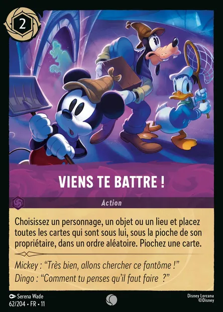 Viens te battre !, carte Disney Lorcana CH11-062 — extension Givresort