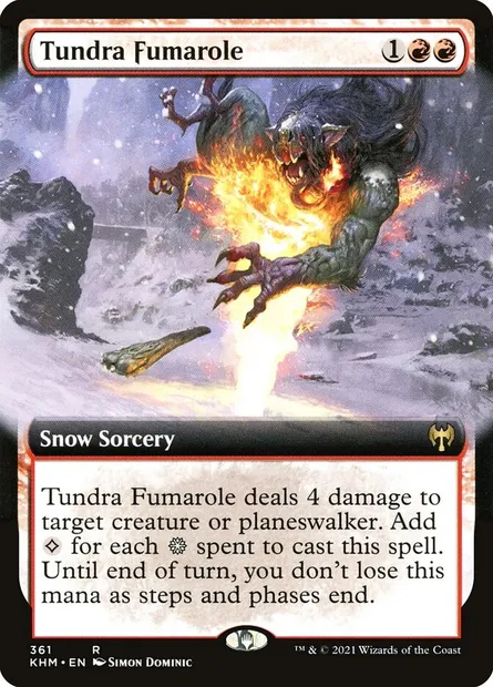 Tundra Fumarole, Magic card KHM 361 — Kaldheim set