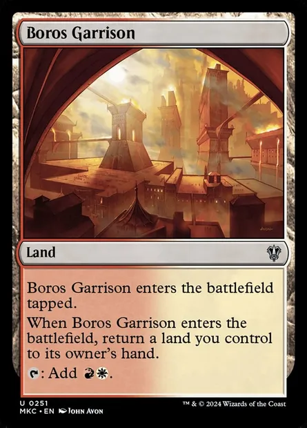 Boros Garrison, Magic card MKC 251 — Murders at Karlov Manor Commander set