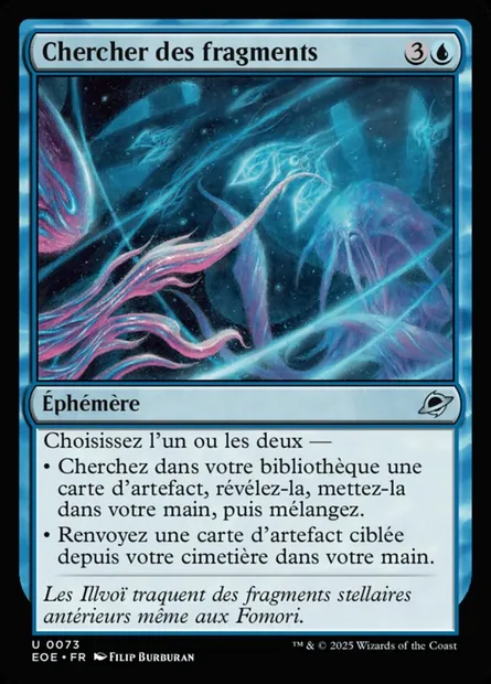 Chercher des fragments, carte Magic EOE 73 — extension Edge of Eternities