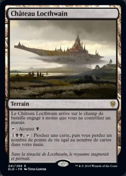 Château Locthwain, carte Magic ELD 241 — extension Throne of Eldraine