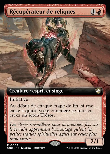 Récupérateur de reliques, carte Magic SOC 83 — extension Secrets of Strixhaven Commander