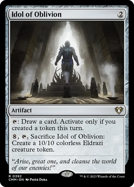 Idol of Oblivion, Magic card CMM 392 — Commander Masters set