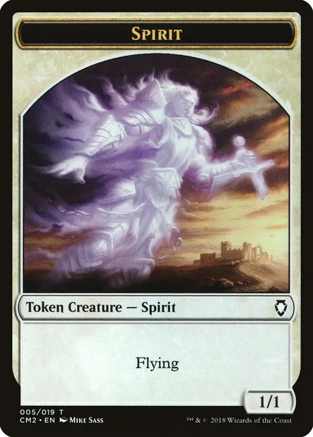 Spirit, carte Magic TCM2 5 — extension Commander Anthology Volume II Tokens