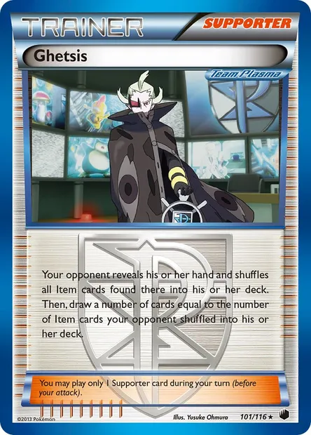 Ghetsis, Pokémon card PLF 101 — Plasma Freeze set
