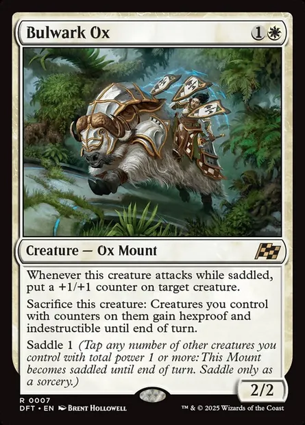 Bulwark Ox, Magic card DFT 7 — Aetherdrift set