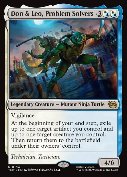 Don & Leo, Problem Solvers, Magic card TMT 143 — Teenage Mutant Ninja Turtles set