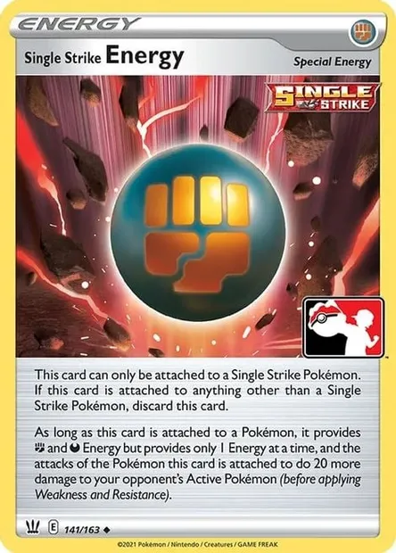 Énergie Poing Final, carte Pokémon PPS 141 — extension Play! Pokémon Prize Pack Series