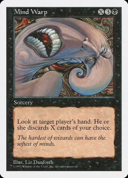 Mind Warp, Magic card 5ED 177 — Fifth Edition set