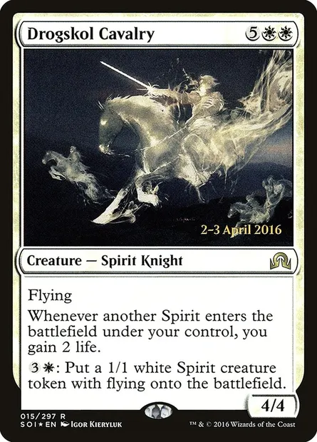 Drogskol Cavalry, Magic card PSOI 15s — Shadows over Innistrad Promos set