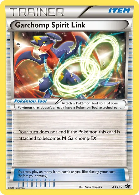 Garchomp Spirit Link, Pokémon card XY 169 — XY Black Star Promos set
