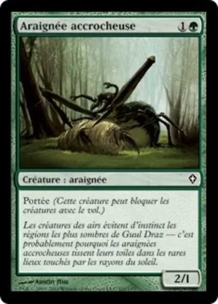 Araignée accrocheuse, carte Magic WWK 102 — extension Worldwake