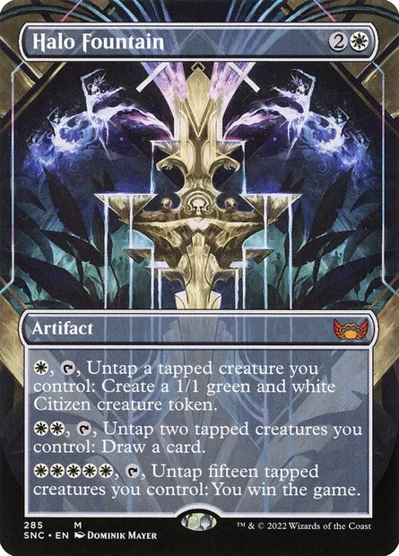 Halo Fountain, Magic card SNC 285 — Streets of New Capenna set