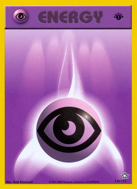 Psychic Energy, Pokémon card NG 110 — Neo Genesis set