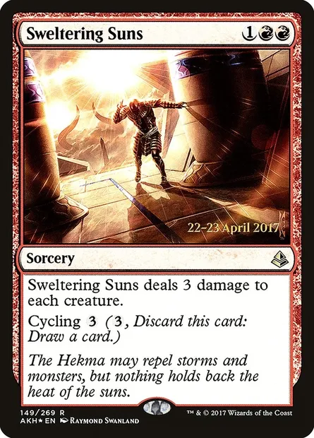 Sweltering Suns, Magic card PAKH 149s — Amonkhet Promos set
