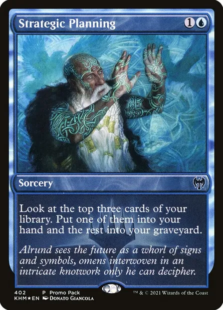 Strategic Planning, Magic card KHM 402 — Kaldheim set