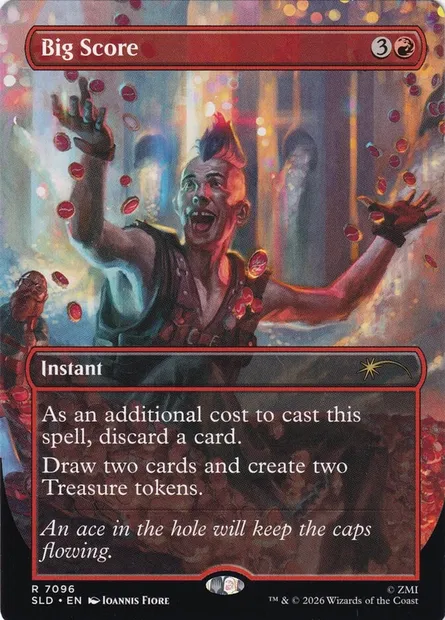 Le pactole, carte Magic SLD 7096 — extension Secret Lair Drop
