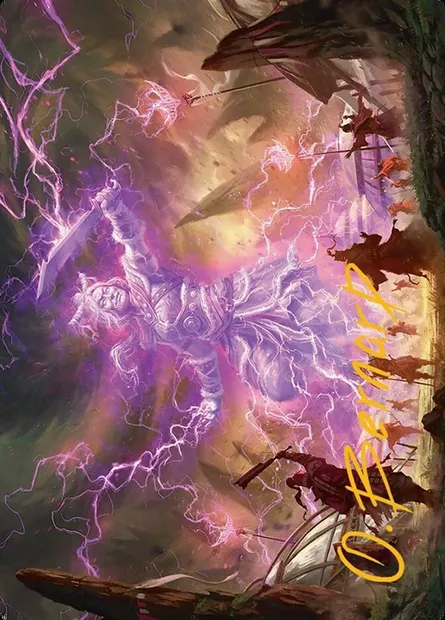 Smile at Death // Smile at Death, carte Magic ATDM 4 — extension Tarkir: Dragonstorm Art Series