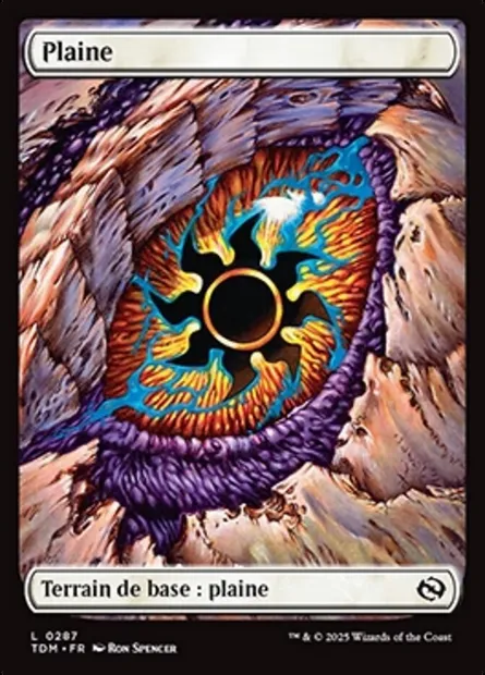 Plaine, carte Magic TDM 287 — extension Tarkir: Dragonstorm