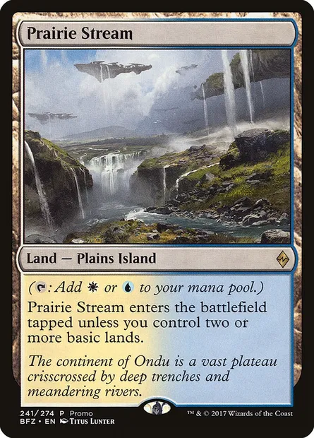 Prairie Stream, Magic card PSS1 241 — BFZ Standard Series set