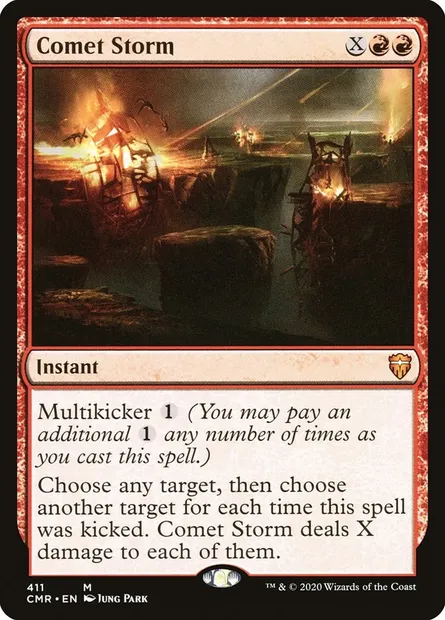 Comet Storm, Magic card CMR 411 — Commander Legends set