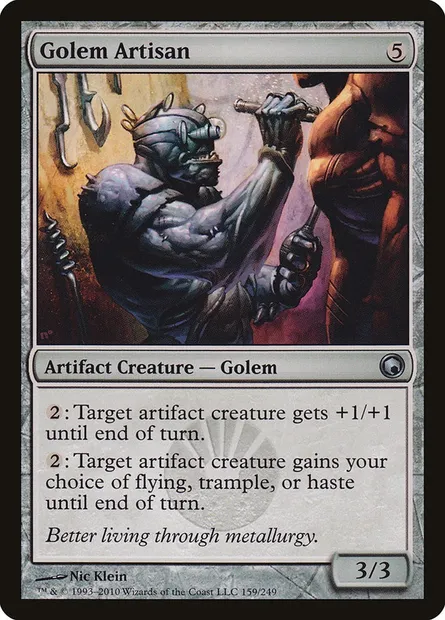 Golem Artisan, Magic card SOM 159 — Scars of Mirrodin set