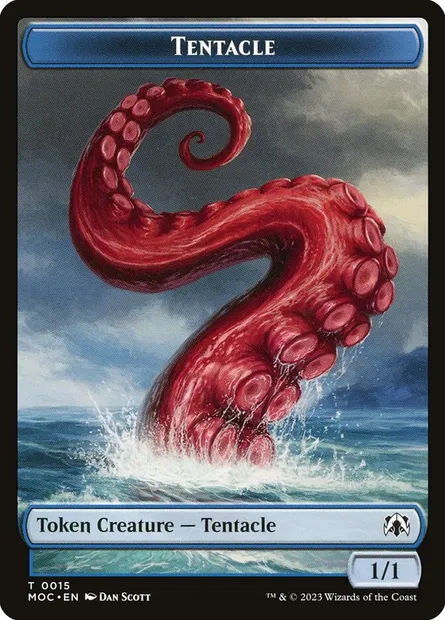 Tentacle, Magic card TMOC 15 — March of the Machine Commander Tokens set