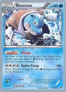 Blastoise, Pokémon card WCD15 016 — World Championship Decks 2015 set
