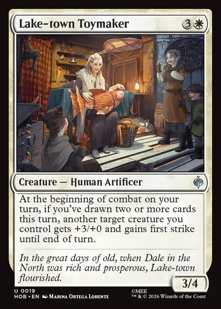 Lake-town Toymaker, Magic card HOB 19 — The Hobbit set