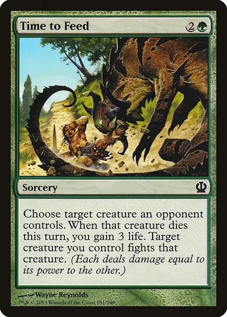 Time to Feed, Magic card THS 181 — Theros set