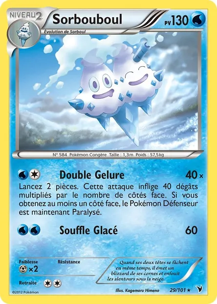 Sorbouboul, carte Pokémon NVI 29 — extension Nobles Victoires