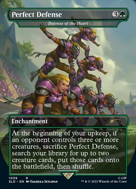 Défense du cOEur de la forêt, carte Magic SLD 1039 — extension Secret Lair Drop