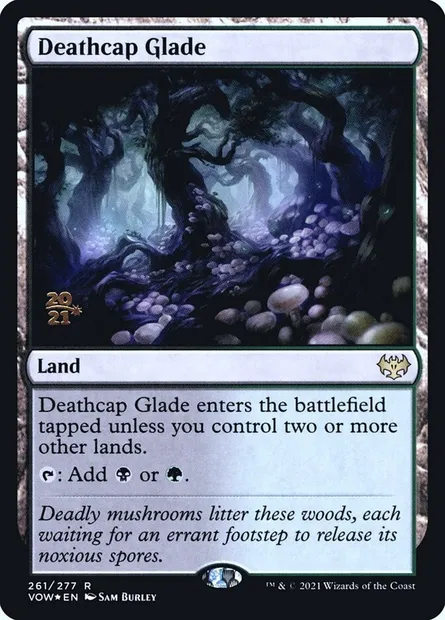 Deathcap Glade, Magic card PVOW 261s — Innistrad: Crimson Vow Promos set