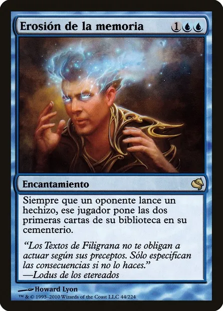 Memory Erosion, Magic card PS11 44 — Salvat 2011 set