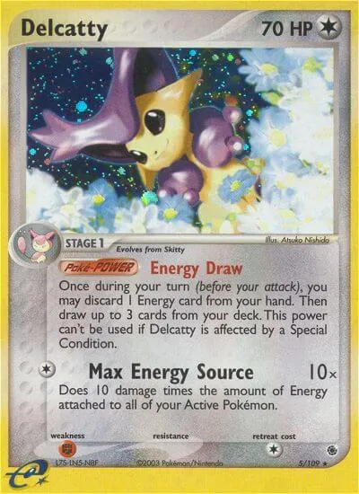 Delcatty, Pokémon card RS 5 — Ruby & Sapphire set
