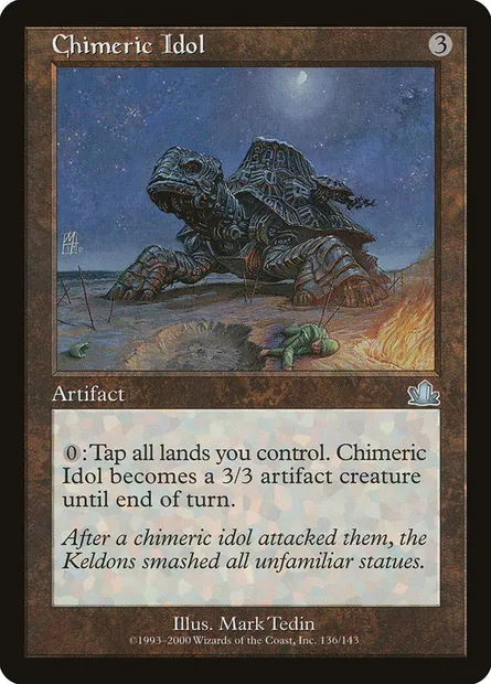 Idole chimérique, carte Magic PCY 136 — extension Prophétie