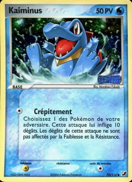 Kaiminus, carte Pokémon UF 78 — extension EX Forces Cachées
