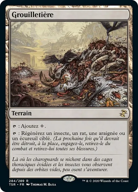 Grouilletière, carte Magic TSR 284 — extension Spirale Temporelle Remastered
