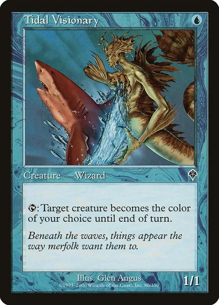 Tidal Visionary, Magic card INV 80 — Invasion set