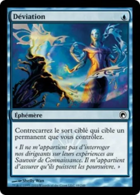 Déviation, carte Magic SOM 49 — extension Cicatrices de Mirrodin