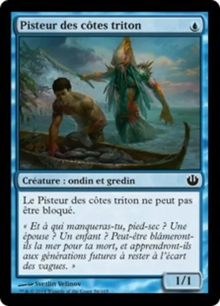 Pisteur des côtes triton, carte Magic JOU 56 — extension Incursion dans Nyx