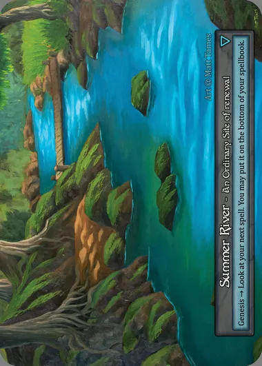 Summer River, Sorcery card ALP 400 — Alpha set